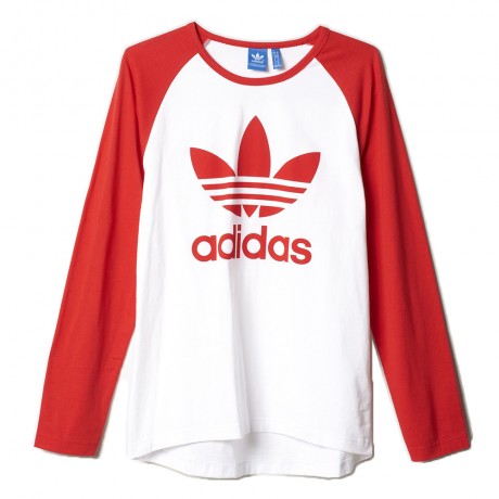 adidas originals - trefoil raglan ls tee 2