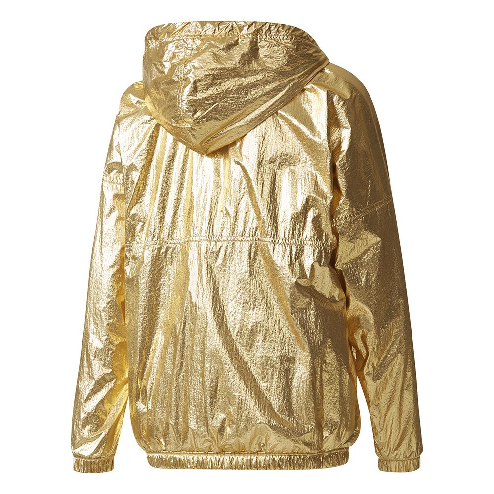 adidas gold windbreaker