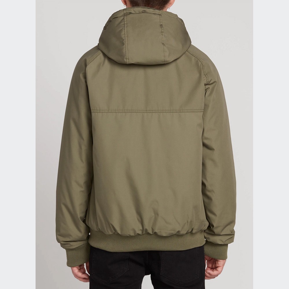 volcom - hernan 5k jacket army green combo