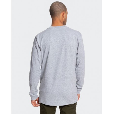 DC - CIRCLE STAR LONGSLEEVE 2 GREY HEATHER 2
