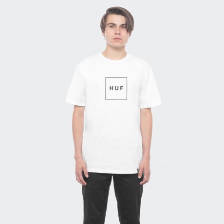 HUF - BOX LOGO TEE WHITE