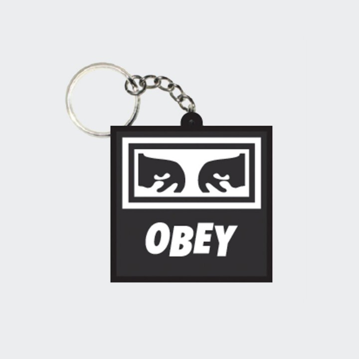 OBEY - Icon Eyes Rubber Keychain Black
