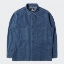 EDWIN - Big Shirt LS Blue Easy Stone Wash