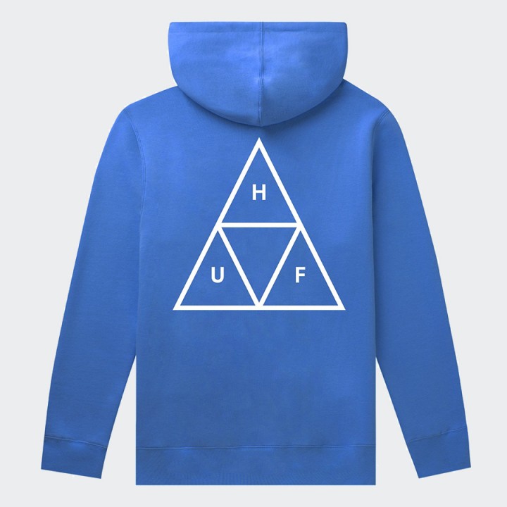 HUF - TRIPLE TRIANGLE PULLOVER HOODIE BLUE