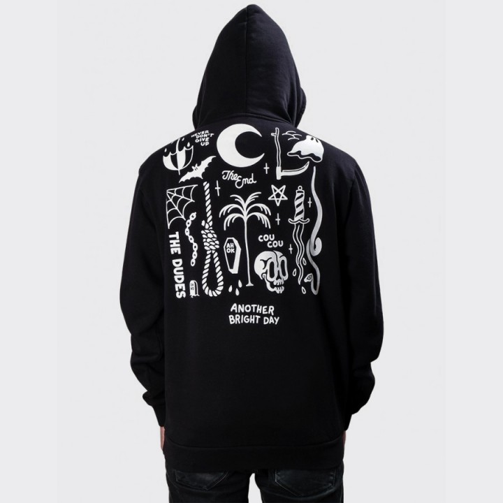 The Dudes - Bright Day Hoodie  Black