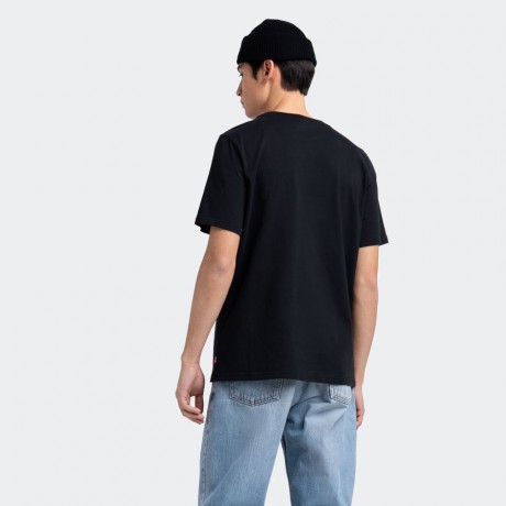 Herschel - Stacked Chest Logo Tee Black 2
