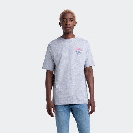 Herschel - Stamp Logo Tee Heather Grey