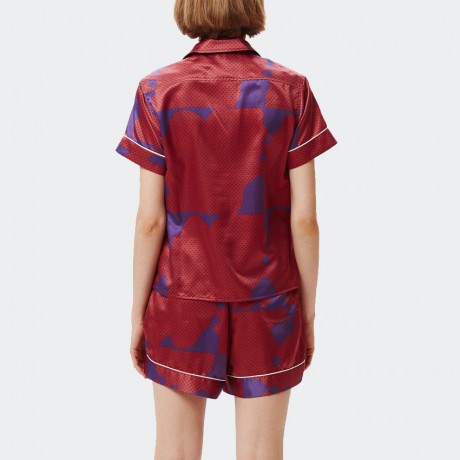OBEY - MAKEOUT SHIRT PURPLE MULTI 2