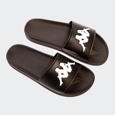 Kappa - Authentic Adam 2 Black/White Slides