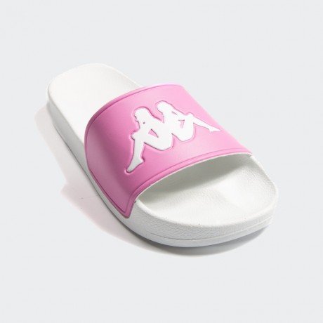 Kappa - Authentic Adam 2 Pink/White Slides 2