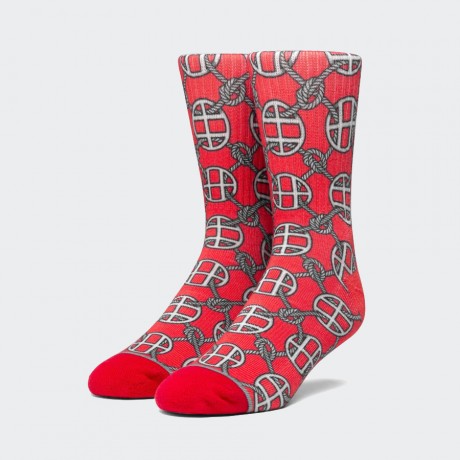 HUF - ATELIER SOCK MADARIN RED