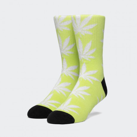 HUF - PLANTLIFE METALLIC LEAVES SOCK HOT LIME