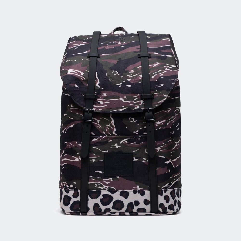 leopard herschel backpack