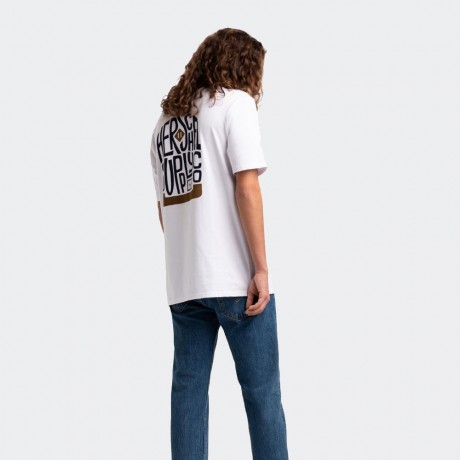 Herschel - Heritage Logo Men's Tee Bright White 2
