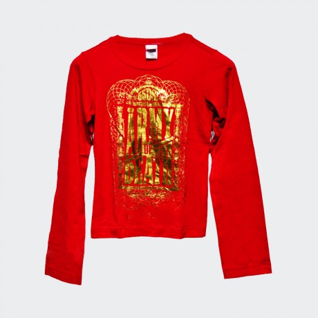 Diesel - long sleeve red tee