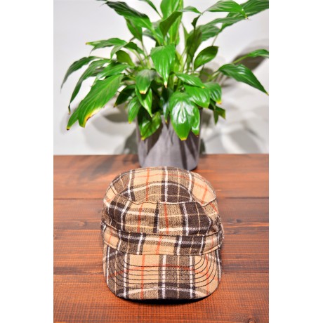 Scotch & Soda - Driver Hat  Brown Ceck