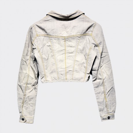 N.T.S - Crop Jacket  Grey/Khaki 2