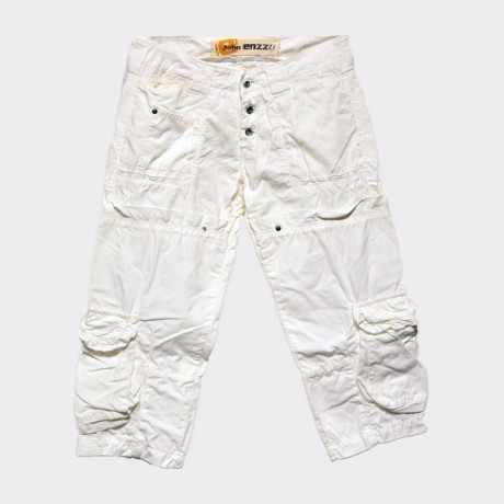 Enzzo - Capri Pants Snow White