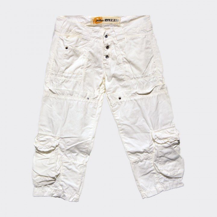 Enzzo - Capri Pants Snow White