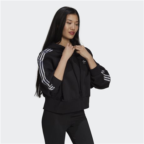 adidas Originals - Adicolor Classics Satin Tape Cropped Hoodie 2