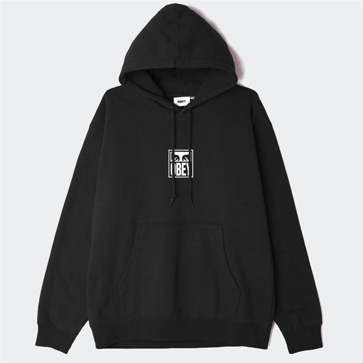 OBEY - OBEY EYES ICON 3 PREMIUM PULLOVER HOOD BLACK