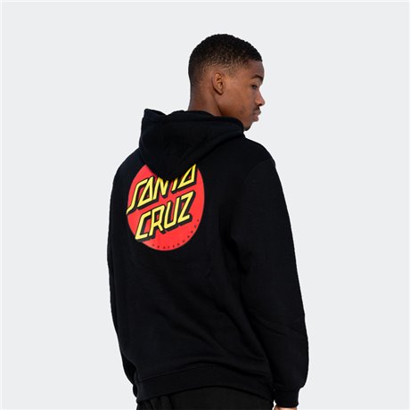 Santa Cruz - Classic Dot Zip Hood Black 2