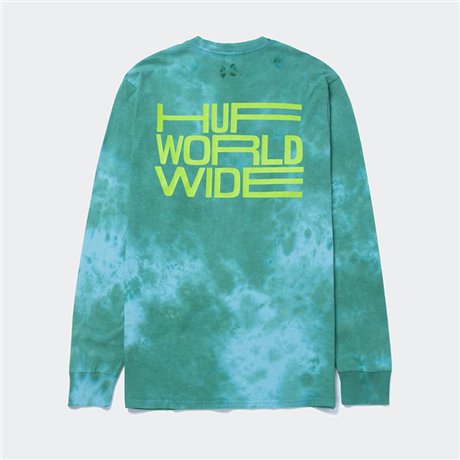 HUF - DISORDER LONG SLEEVE T-SHIRT BLUE 2