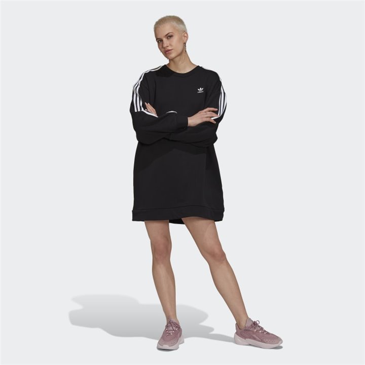 adidas Originals - Adicolor Classics Long Sleeve Sweatshirt Dress