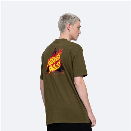Santa Cruz - Flamed Not A Dot T-Shirt 2