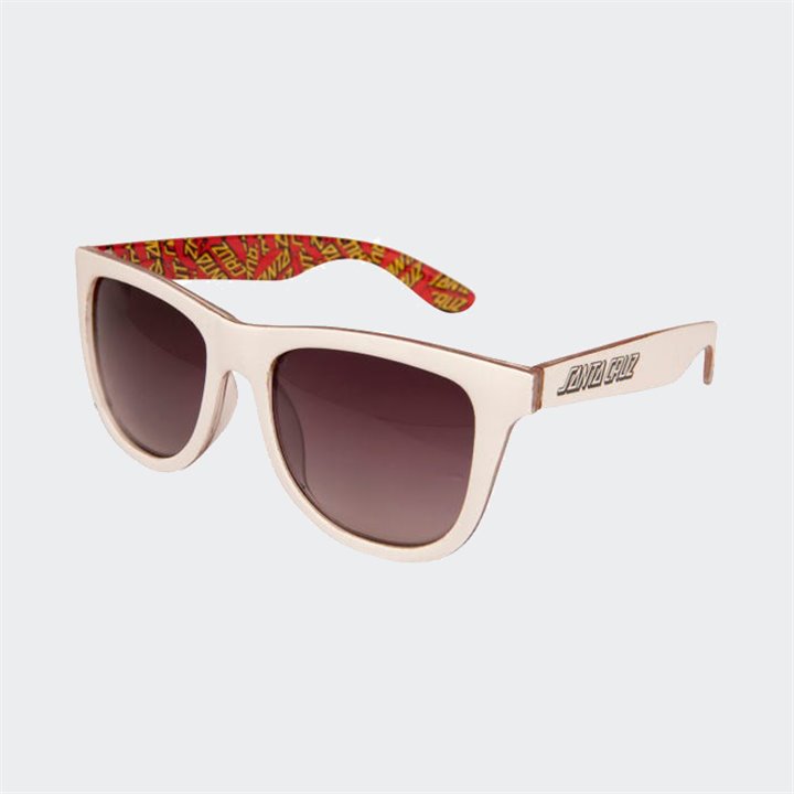 Santa Cruz - Multi Classic Dot Sunglasses White