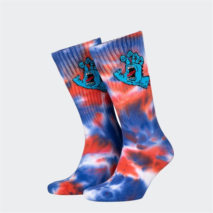 Santa Cruz - Screaming Hand Tie Dye Socks Tie Dye