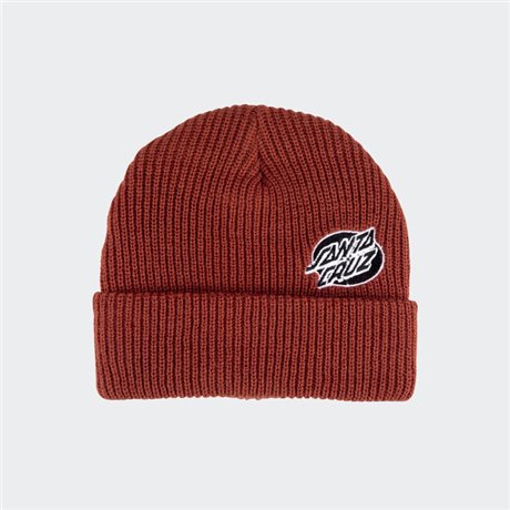 Santa Cruz - Mono Lined Oval Dot Beanie Terracotta
